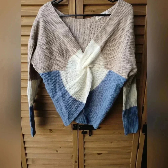 Full Circle Sweaters - Full Circle Trends Cropped Slouchy Sweater